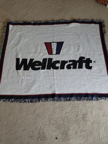 Vintage wellcraft boat blanket - boat,