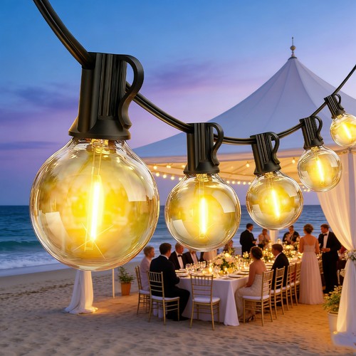 Festoon garden lights mains - festoon,