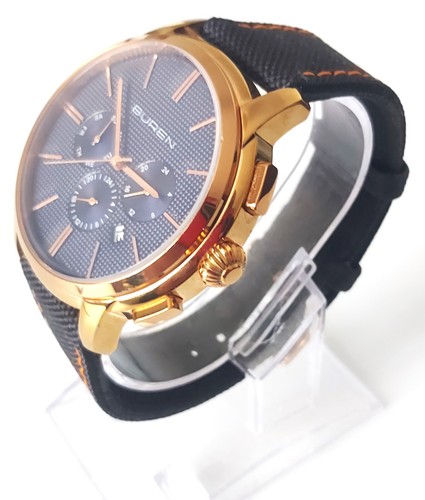 Buren quartz gents watch - quartz,