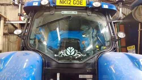 Rear window swirl new holland - window,