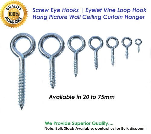 Screw eye hooks - screw, eyelet