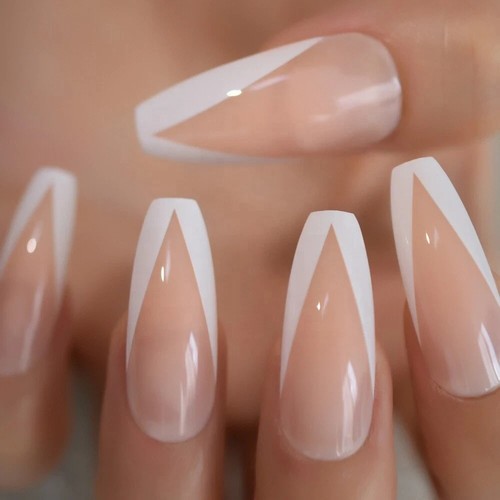 False fake nails medium - nails,