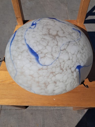 1930s glass ceiling light - glass,