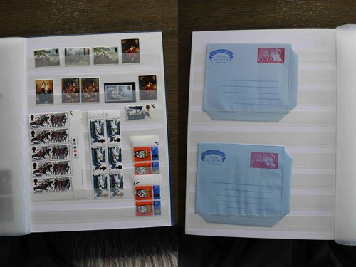 Stamps album full of - stamps,