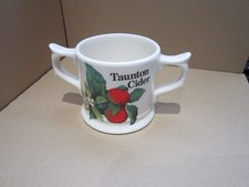 Taunton Cider double handed cup,made by Wade