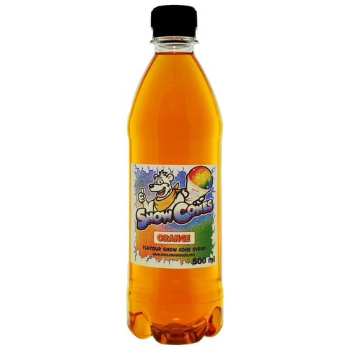 Snow cones syrup - syrup, orange