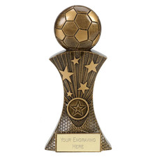 FREE ENGRAVING & CLUB BADGE - Football Trophy Award - 2 sizes - Bargain Cheap