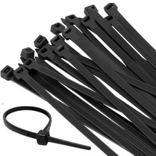 BLACK CABLE TIES / ZIP WRAPS