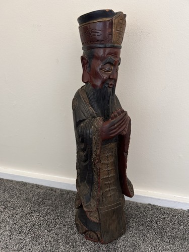 Antique chinese carved wooden - antique,