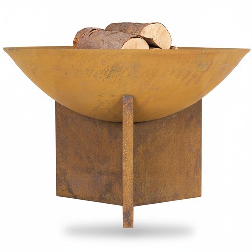Outdoor cast iron firepit - iron,