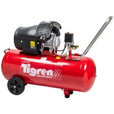 TIGREN V100DD Air Compressor Direct Drive 230V 3hp 2.2kW 100L 116psi 8 Bar 13CFM