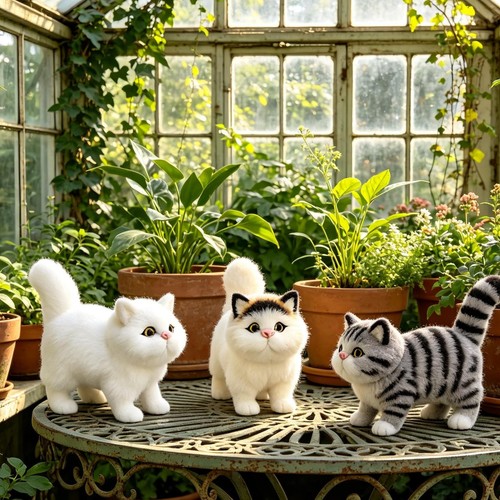 New realistic fluffy - realistic, cat