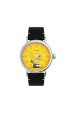 Timex Standard x Peanuts Featuring Snoopy 40mm Leather Strap Watch TW2V60400