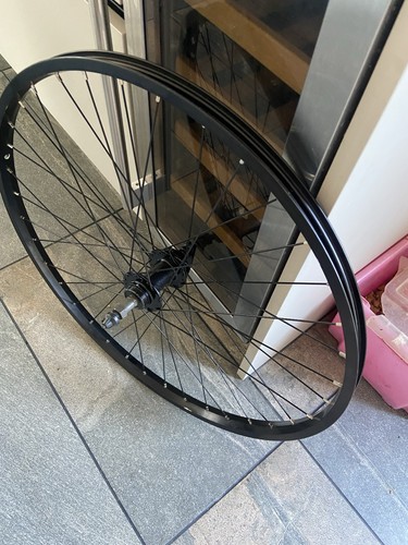 Black rear mountain bike - 26",