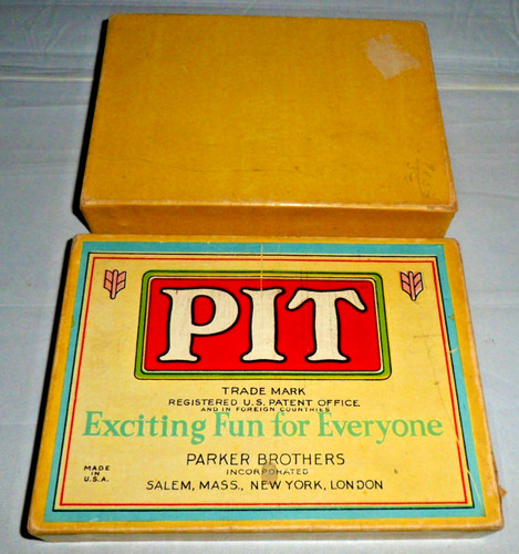 Pit vintage card game - card,