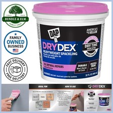 DryDex Interior Exterior Spackling Acrylic 1 qt Easy to Sand Paint
