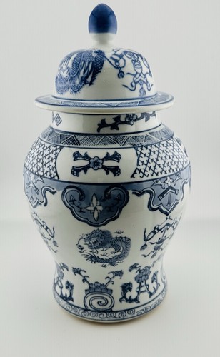Blue white chinoiserie - blue, &