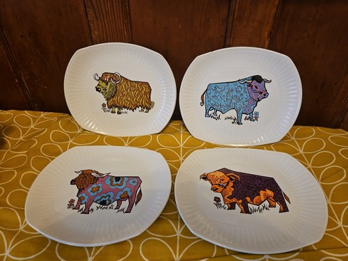 Set four vintage retro - set, of