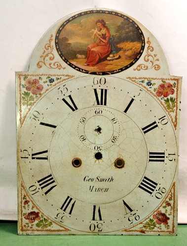 Antique longcase clock - longcase, day