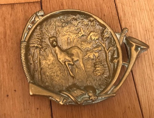Vintage antique brass hunting - antique,