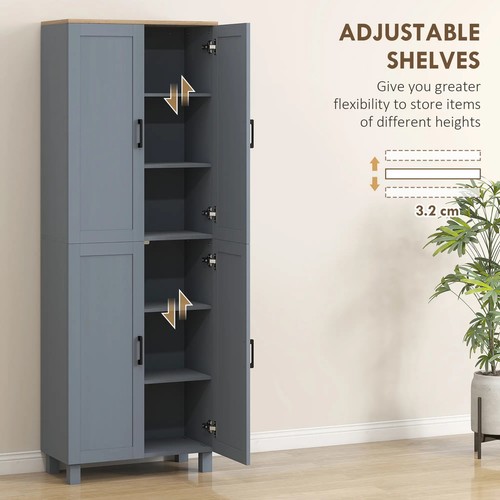 Tall kitchen cupboard grey - tall,