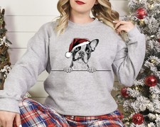Xmas Sweater Boston Terrier Dog Christmas Sweater Xmas Jumper Xmas Sweatshirt