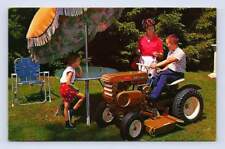 Bolens Ride-a-Matic Tractor Vintage Lawn Mower Advertisng OSGOOD Indiana 1960s