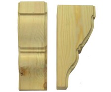 Wooden Corbels Timber shelf