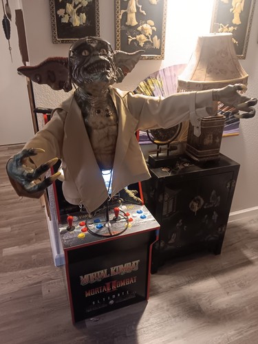 Life size flasher gremlin with - life-size,