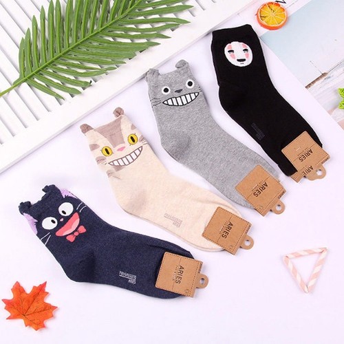 Studio ghibli socks - ghibli, totoro