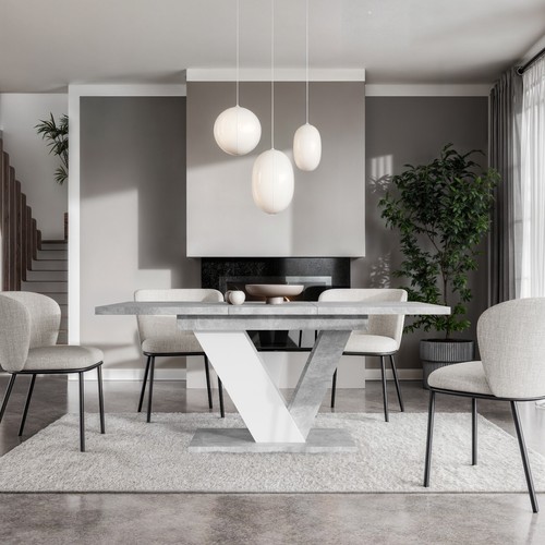 Extendable dining table - dining,
