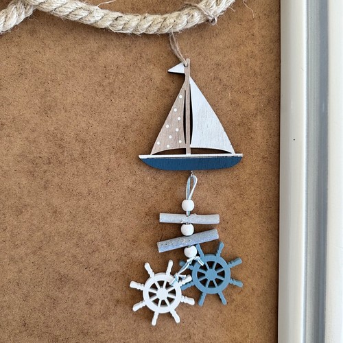 Coastal wooden boat - , wall
