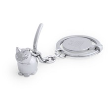 Trolley coin with animal charm cat dog pig cute nice gift engraved personalised 