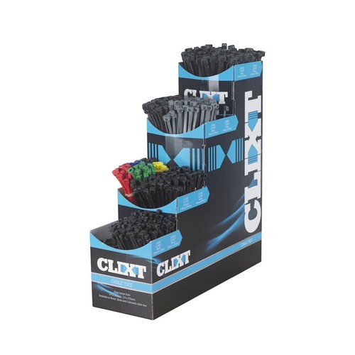 Clixt assorted cable ties - assorted, &
