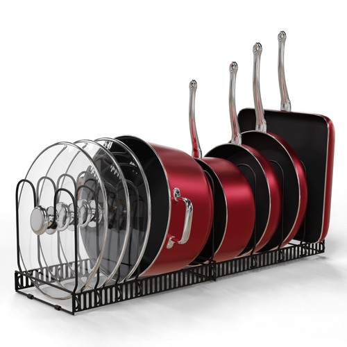 Expandable kitchen pan stand - expandable,
