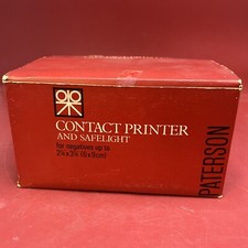 PATERSON's CONTACT PRINTER --