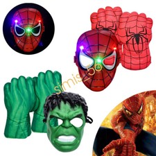 Spiderman Hulk Kids Gloves Smash Punching Boxing Prop Toys Thanos Fists Avengers