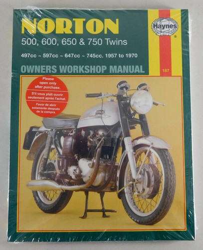 Repair manual norton 500 - norton,