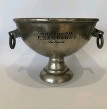 HUGE!! French Cuvée De Prestige Du Louvois Pedestal Champagne Wine Ice   Bucket 