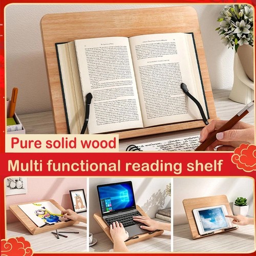 Wooden adjustable reading - wooden,