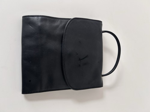 Tula navy leather - leather, bag