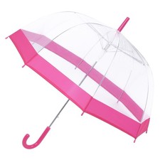 2x Set Rain Umbrellas Dome Birdcage Transparent PVC Wedding Brolly Clear Bubble*