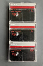 3 x SONY PREMIUM DVM60 MINI DV