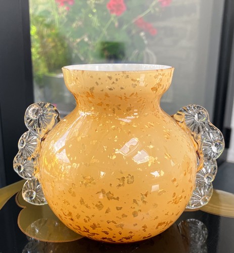 Vintage murano amber gold - murano,