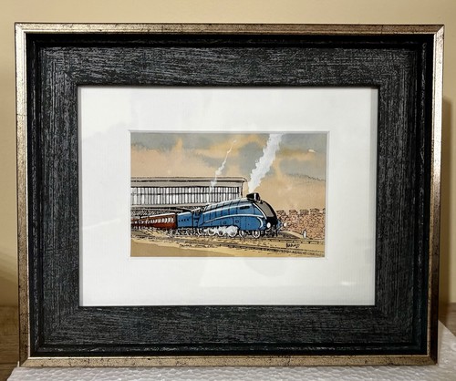 Vintage watercolour steam - vintage,