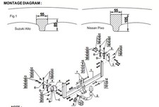 Swan Neck Tow Bar For SUZUKI