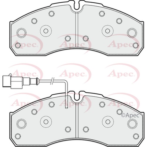 Brake pads set for nissan - pads,