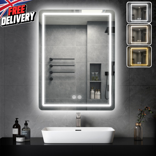 Llluminated bathroom mirror - llluminated,
