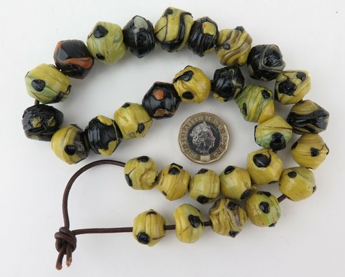 Ethnographic wound slag - , glass