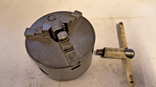 4" 3 jaw self centering chuck